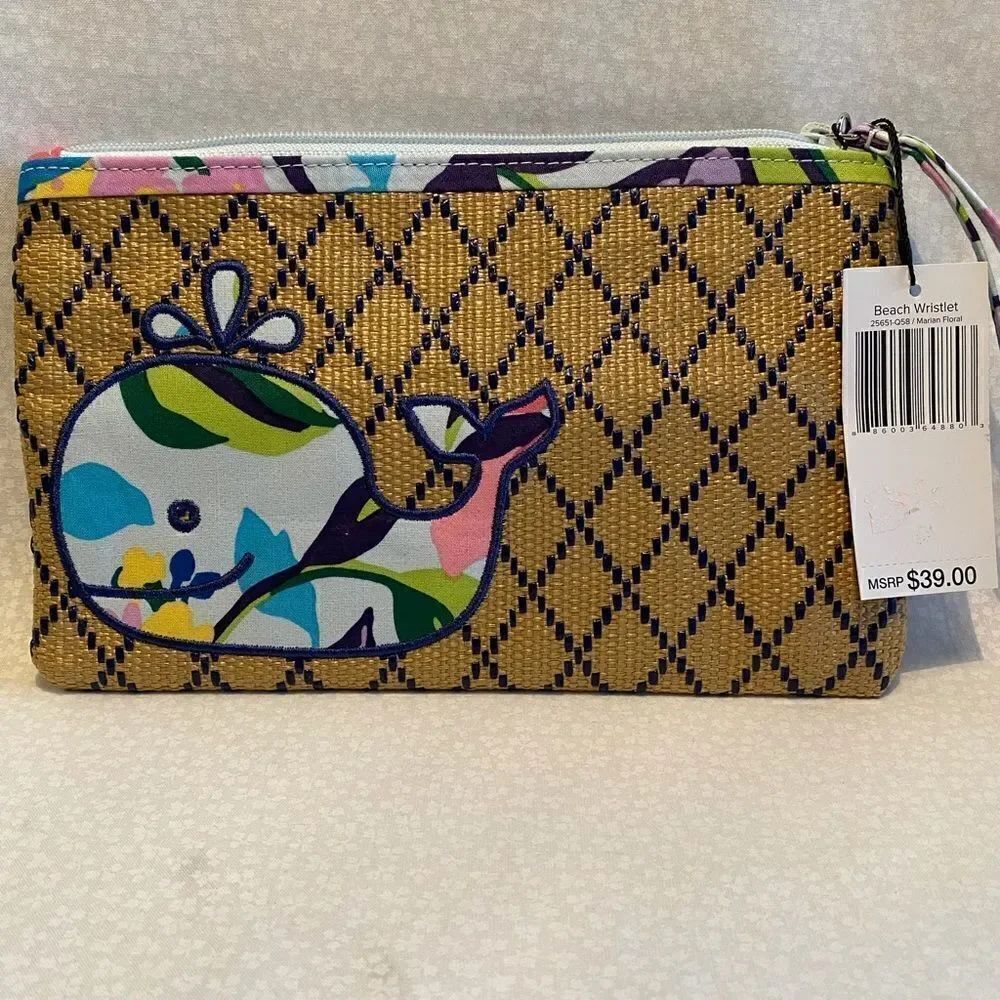 Vera Bradley Beach Wristlet Marian Floral